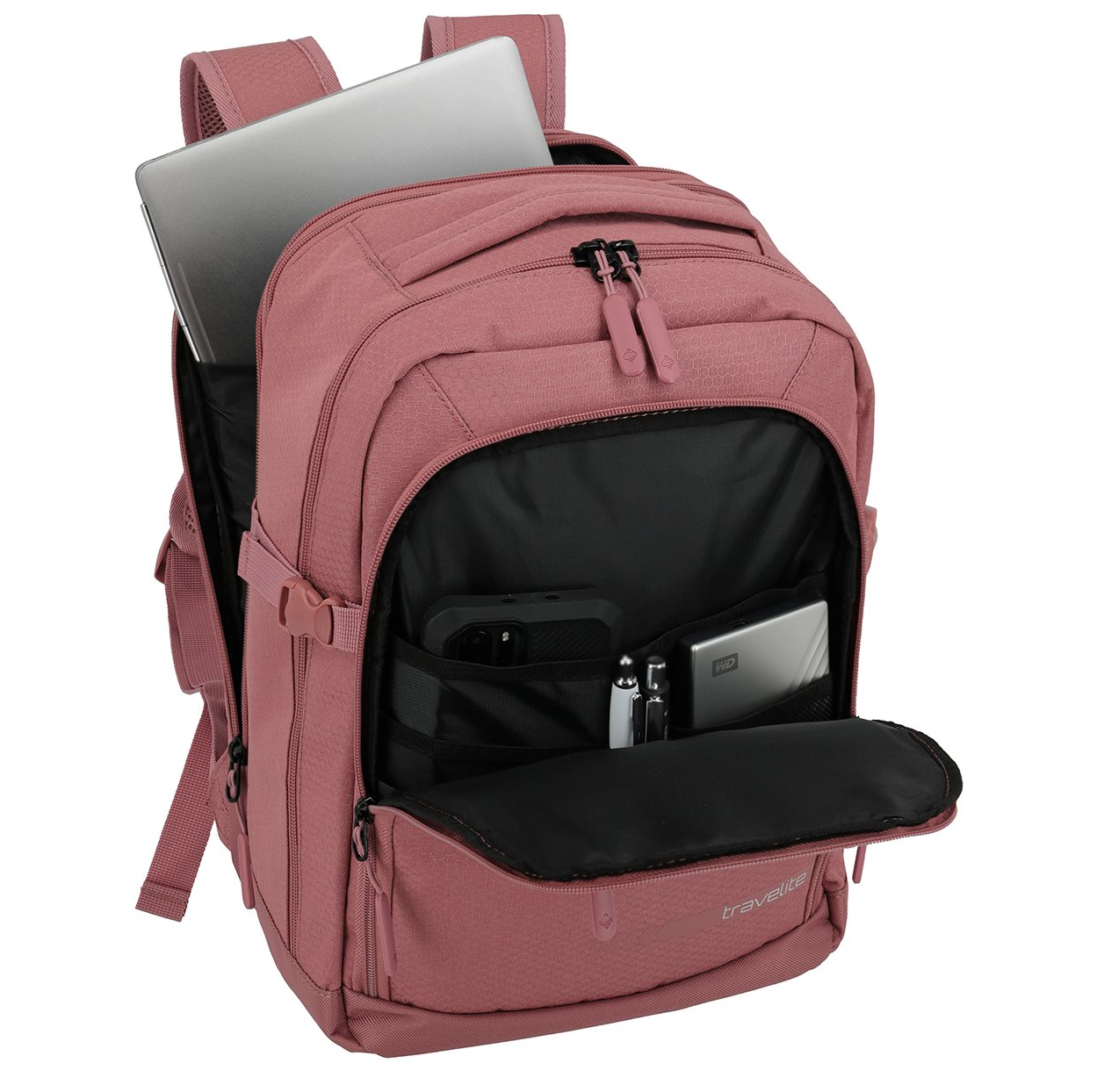 Travelite Kick Off Cabin Backpack rose