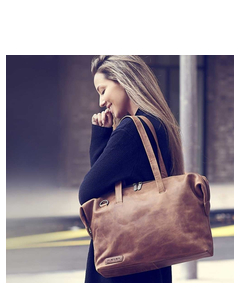 Plevier Pure Caithness Laptop Damestas 15.6" cognac