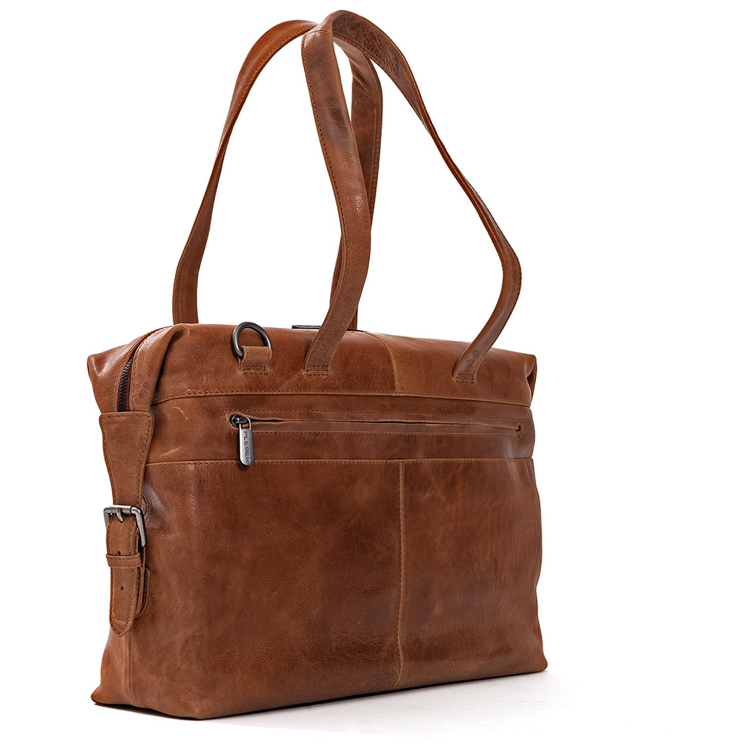 Plevier Pure Caithness Laptop Damestas 15.6" cognac