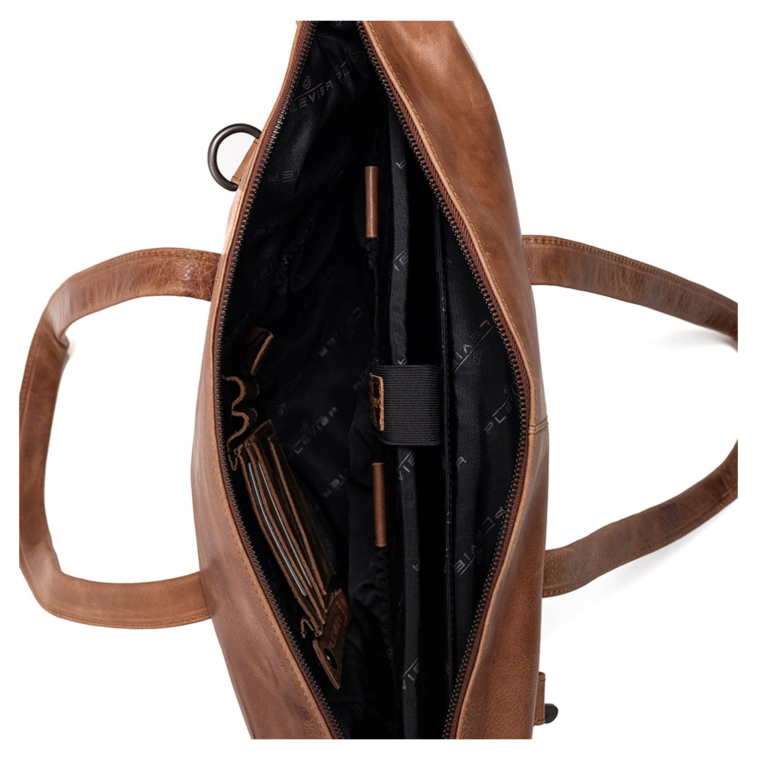 Plevier Pure Caithness Laptop Damestas 15.6" cognac