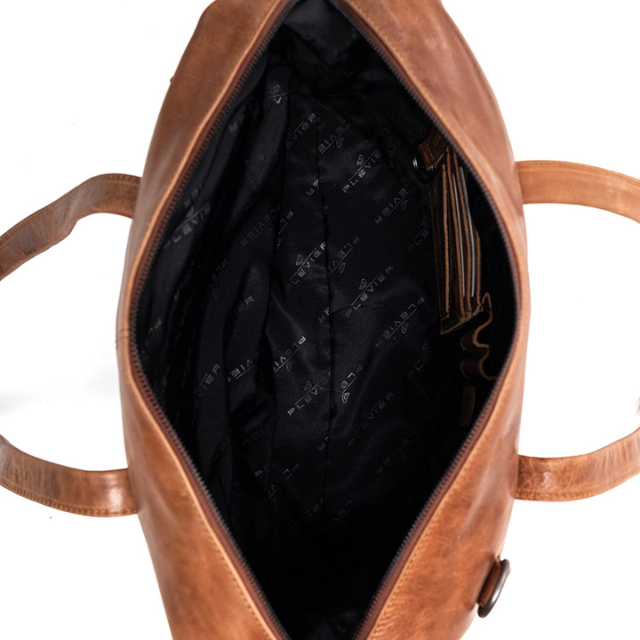 Plevier Pure Caithness Laptop Damentasche 15.6" cognac