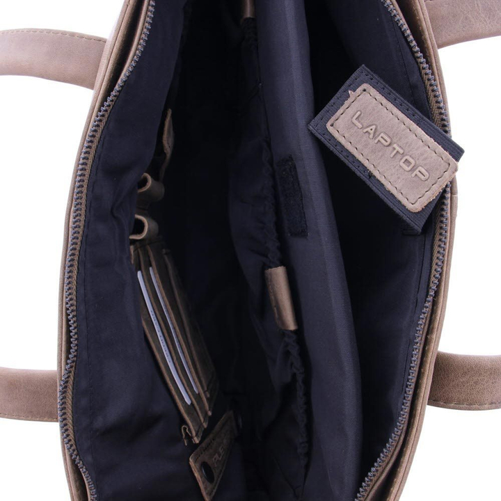 Plevier Pure Rutland Damen Totebag 15.6" taupe