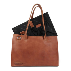 Plevier Jura Damen Laptoptasche 15.6'' cognac