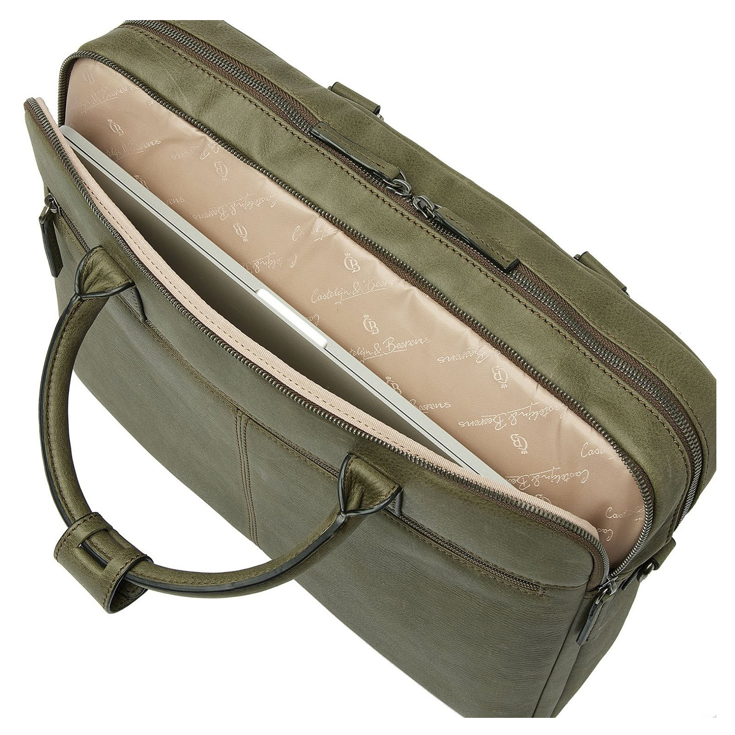 Castelijn & Beerens Carisma Laptopbag 15.6" dark military