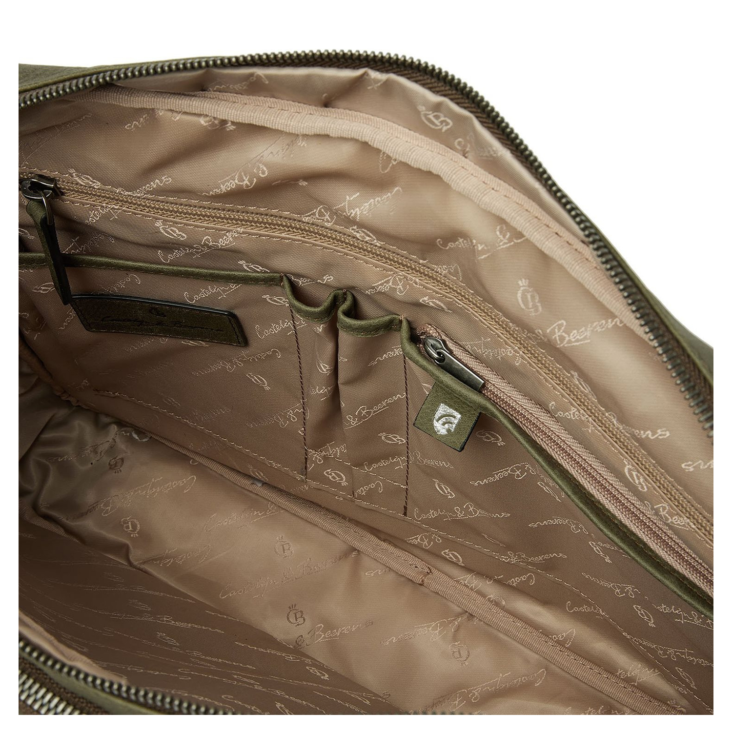 Castelijn & Beerens Carisma Laptopbag 15.6" dark military