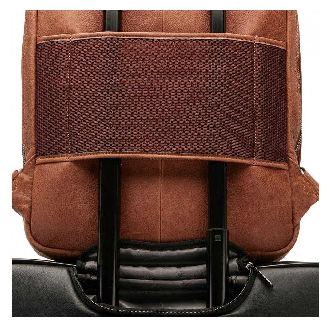 Castelijn & Beerens Carisma Laptop Rugzak 15.6" + tablet cognac