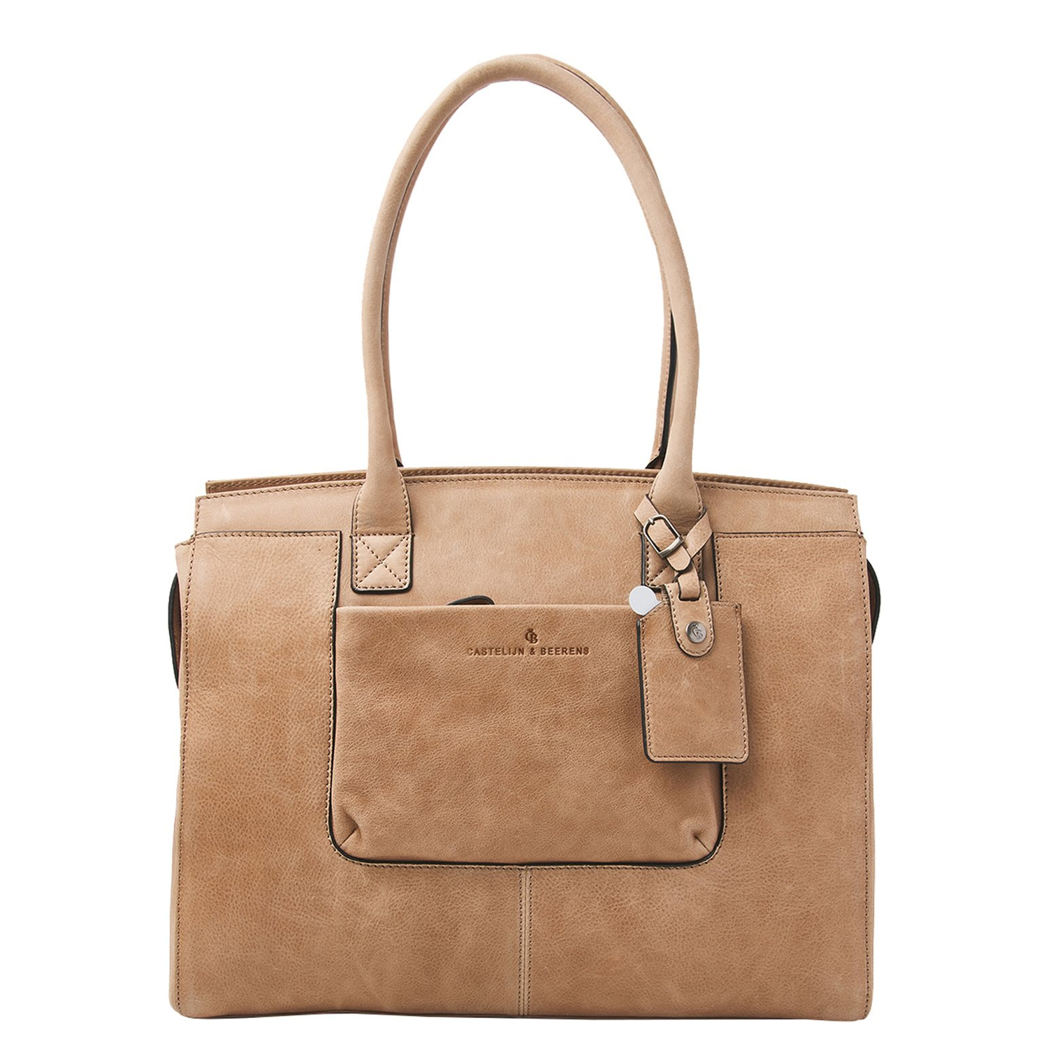 Castelijn & Beerens Carisma Laptoptas 15.6" + Tablet RFID beige