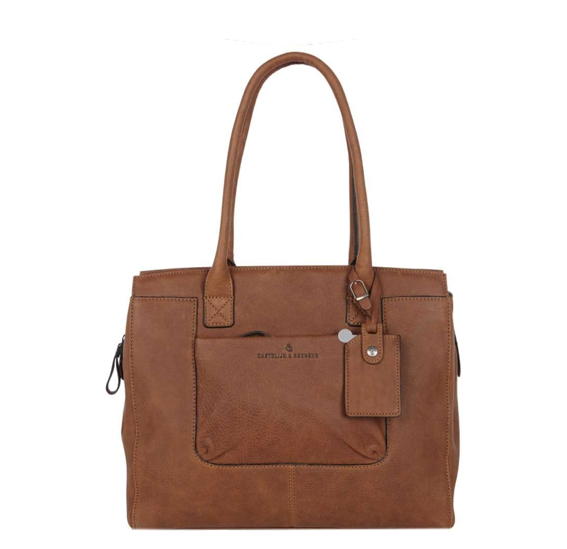 Castelijn & Beerens Carisma Dames laptoptas 15.6" cognac