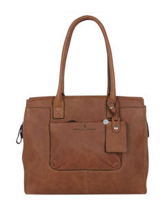 Castelijn & Beerens Carisma Dames laptoptas 15.6" cognac