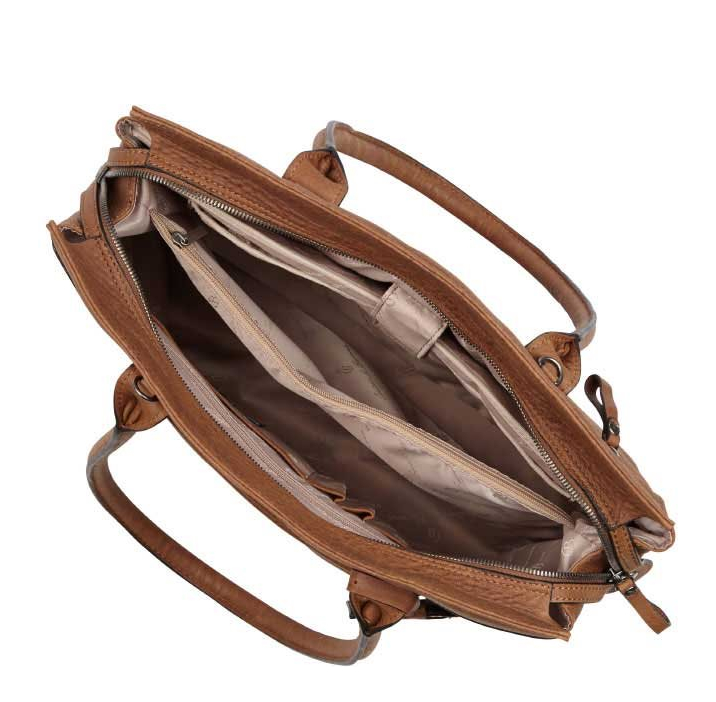 Castelijn & Beerens Carisma Dames laptoptas 15.6" cognac