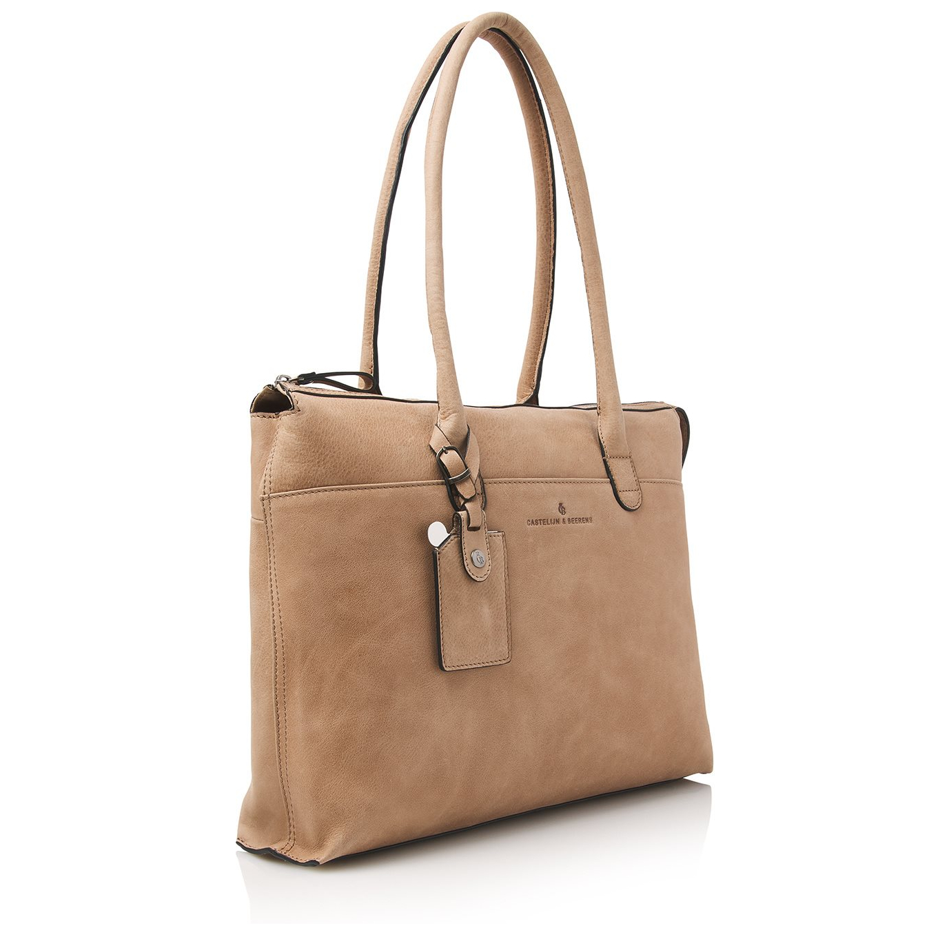 Castelijn & Beerens Carisma Laptoptas 15.6" + Tablet RFID II beige