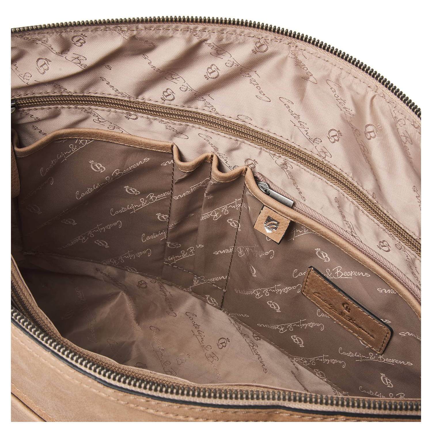 Castelijn & Beerens Carisma Laptoptas 15.6" + Tablet RFID II beige