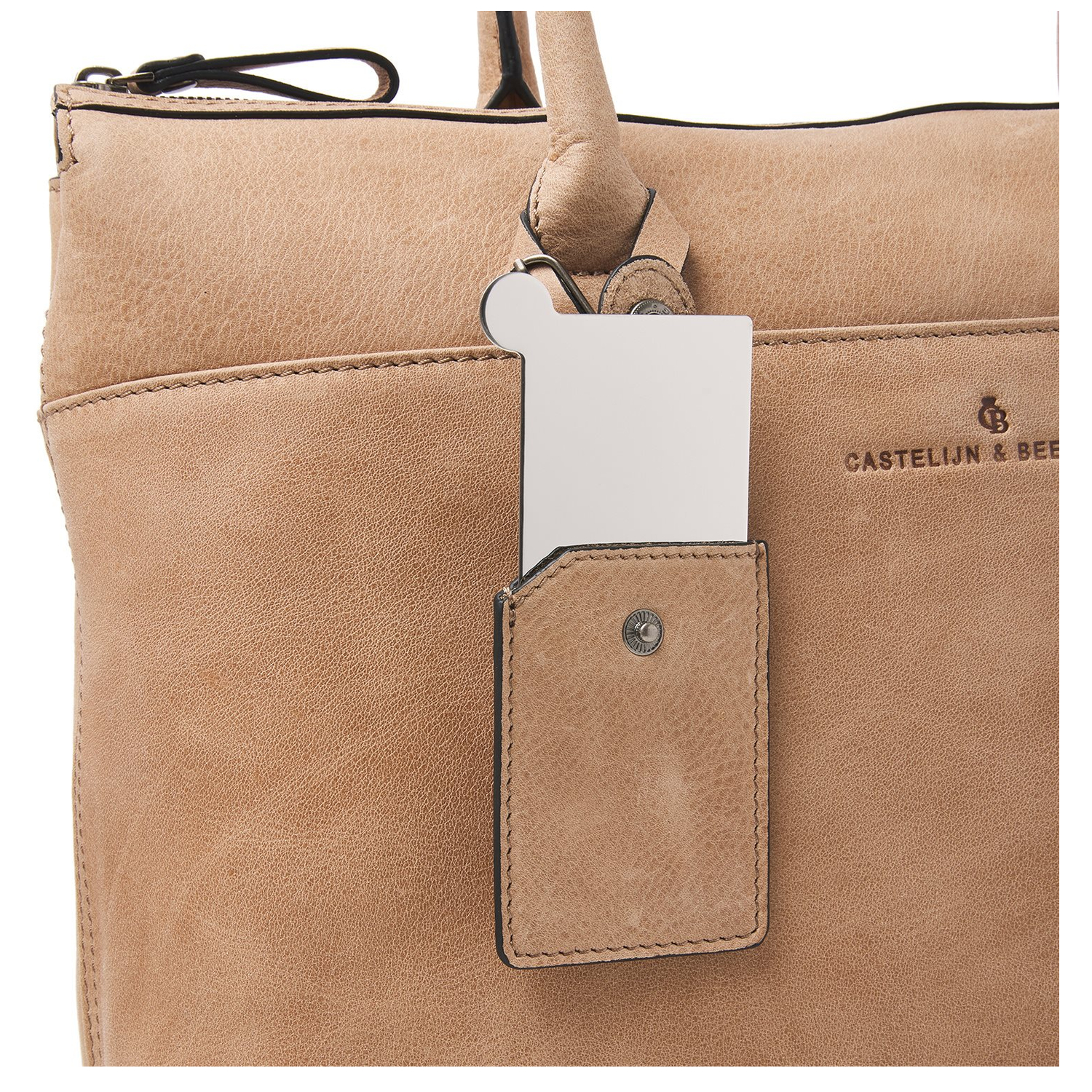 Castelijn & Beerens Carisma Laptoptas 15.6" + Tablet RFID II beige