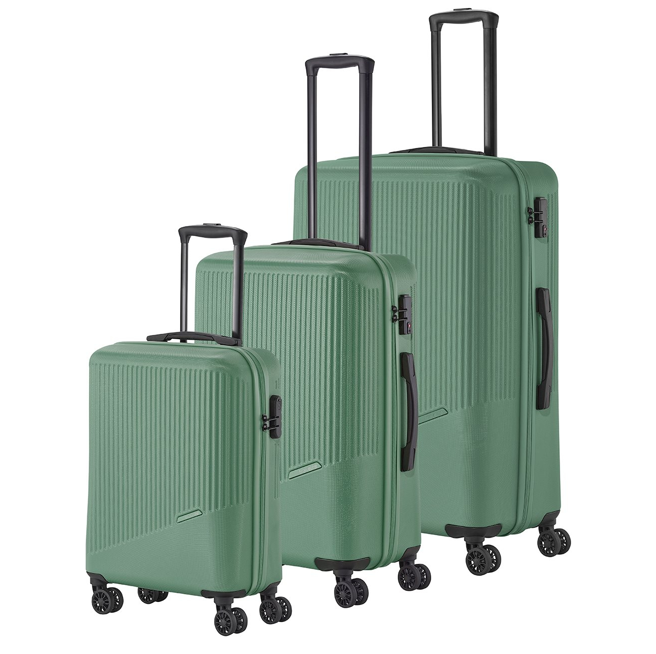 Travelite Bali 4 Wiel Trolley S green