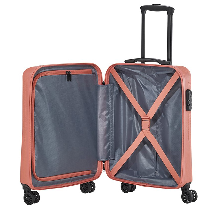 Travelite Bali 4 Wiel Trolley S coral
