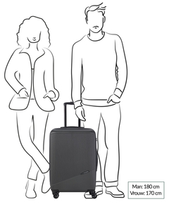 Travelite Bali 4 Wiel Trolley M anthracite