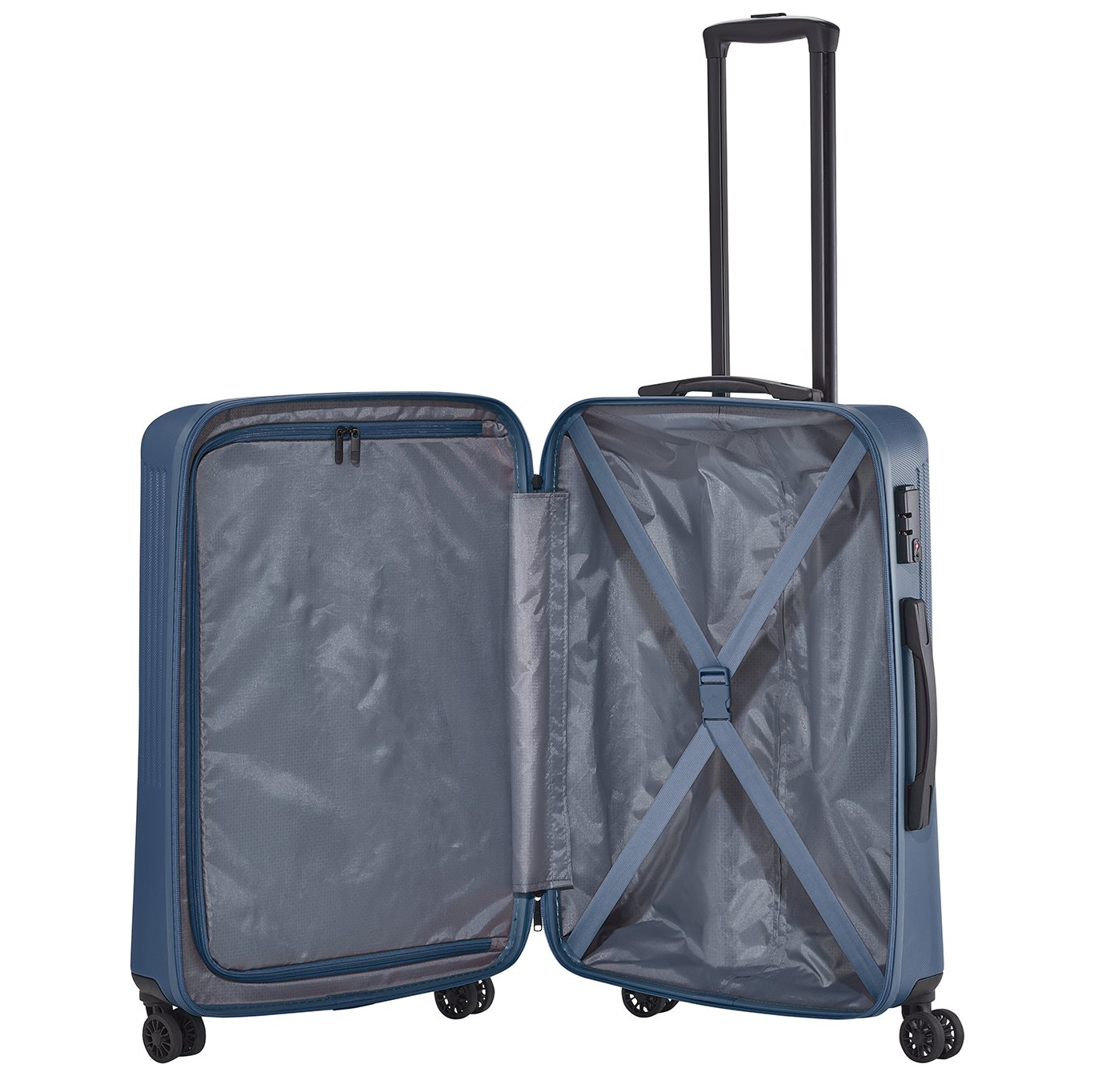 Travelite Bali 4 Wiel Trolley M blue
