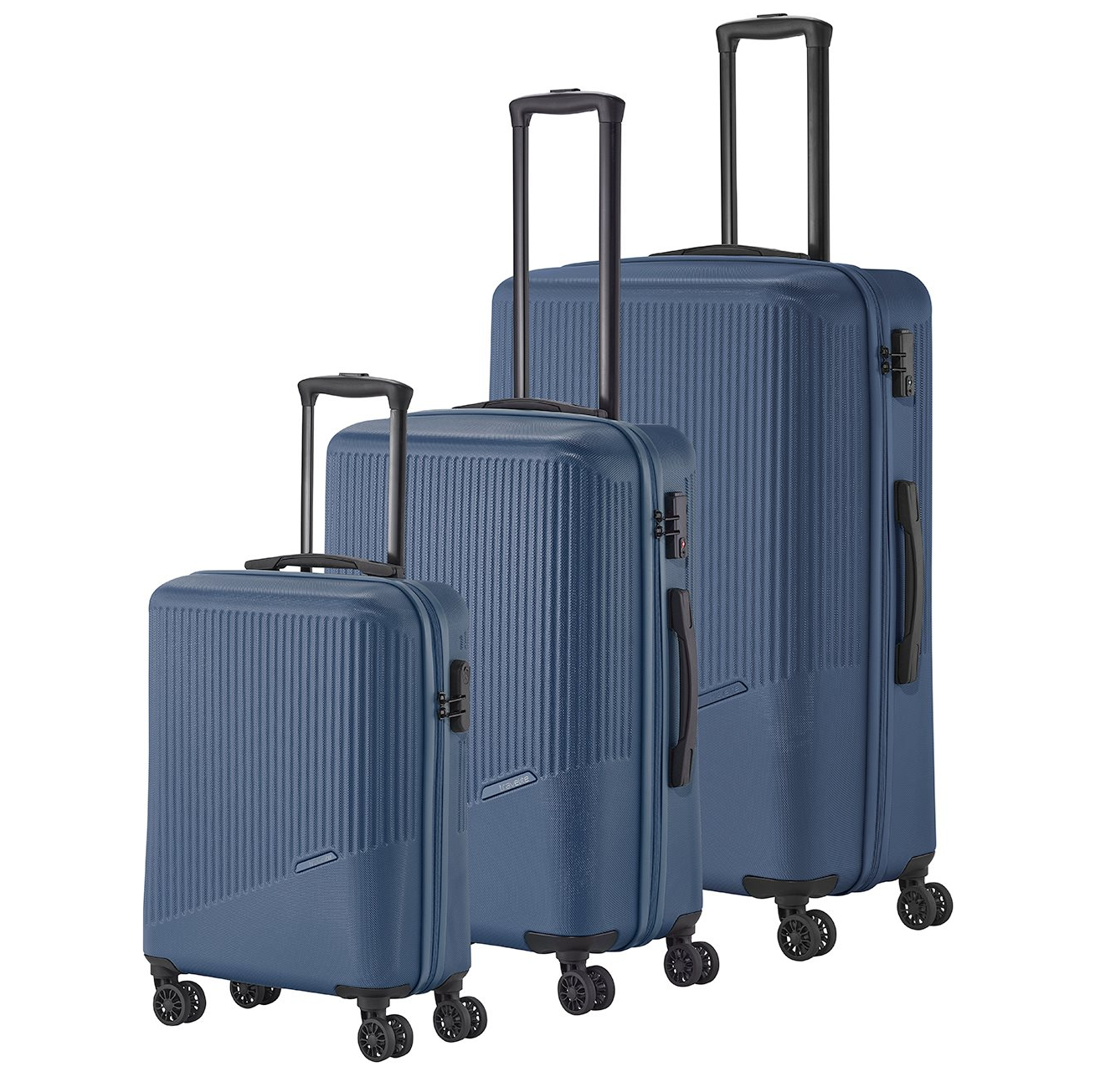 Travelite Bali 4 Wiel Trolley M blue
