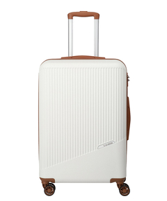 Travelite Bali 4 Wiel Trolley M white/cognac