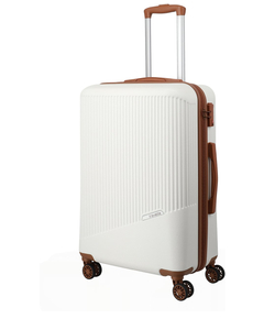 Travelite Bali 4 Wiel Trolley M white/cognac