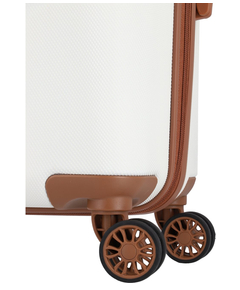 Travelite Bali 4 Wiel Trolley M white/cognac