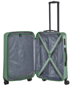 Travelite Bali 4 Wiel Trolley M green