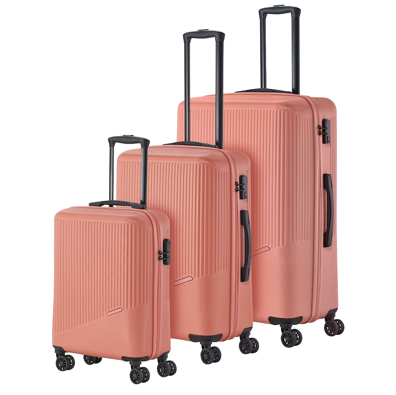 Travelite Bali 4 Wiel Trolley M coral