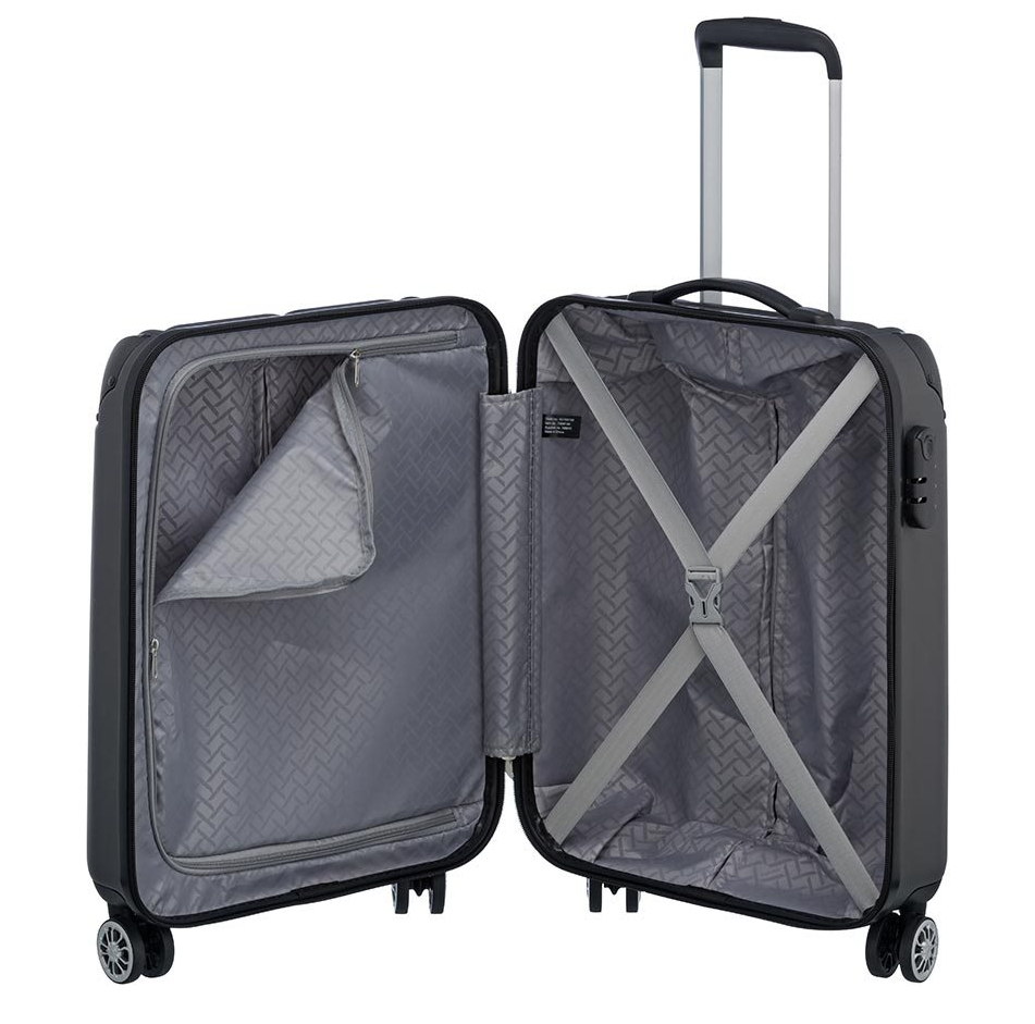 Travelite City 4 Wiel Trolley S antraciet