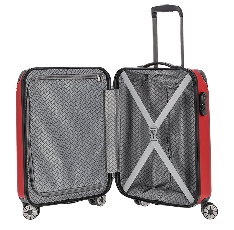 Travelite City 4 Wiel Trolley S red