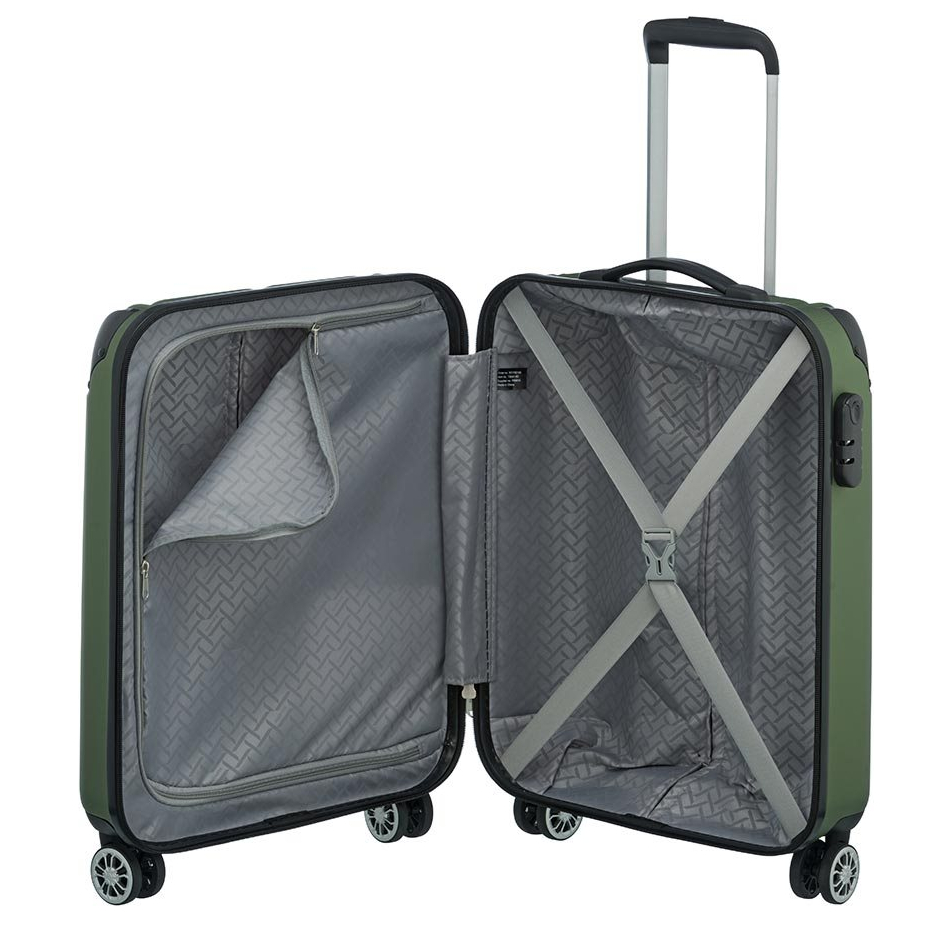 Travelite City 4 Wiel Trolley S green