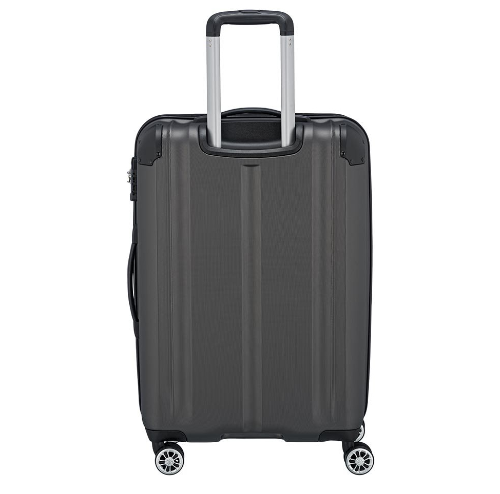 Travelite City 4 Wiel Trolley M Expandable antraciet