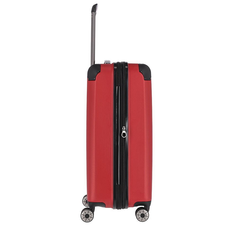 Travelite City 4 Wiel Trolley M Expandable red