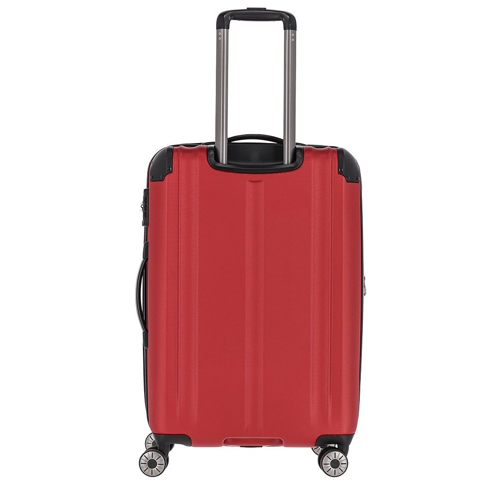 Travelite City 4 Wiel Trolley M Expandable red