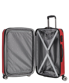 Travelite City 4 Wiel Trolley M Expandable red