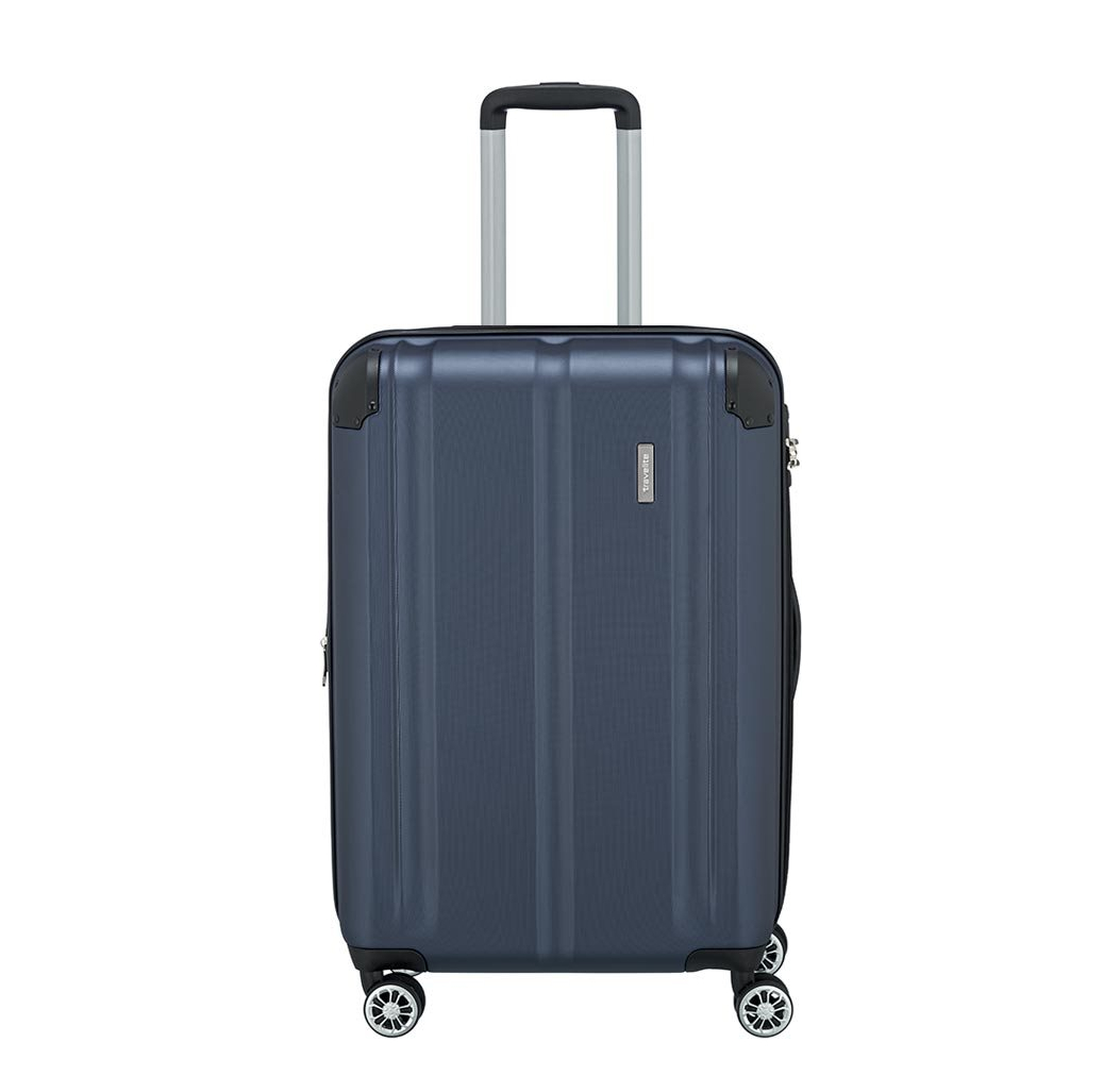 Travelite City 4 Wiel Trolley M Expandable navy