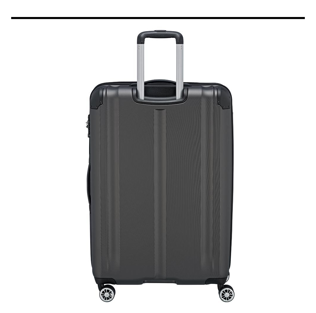 Travelite City 4 Wiel Trolley L Expandable antraciet