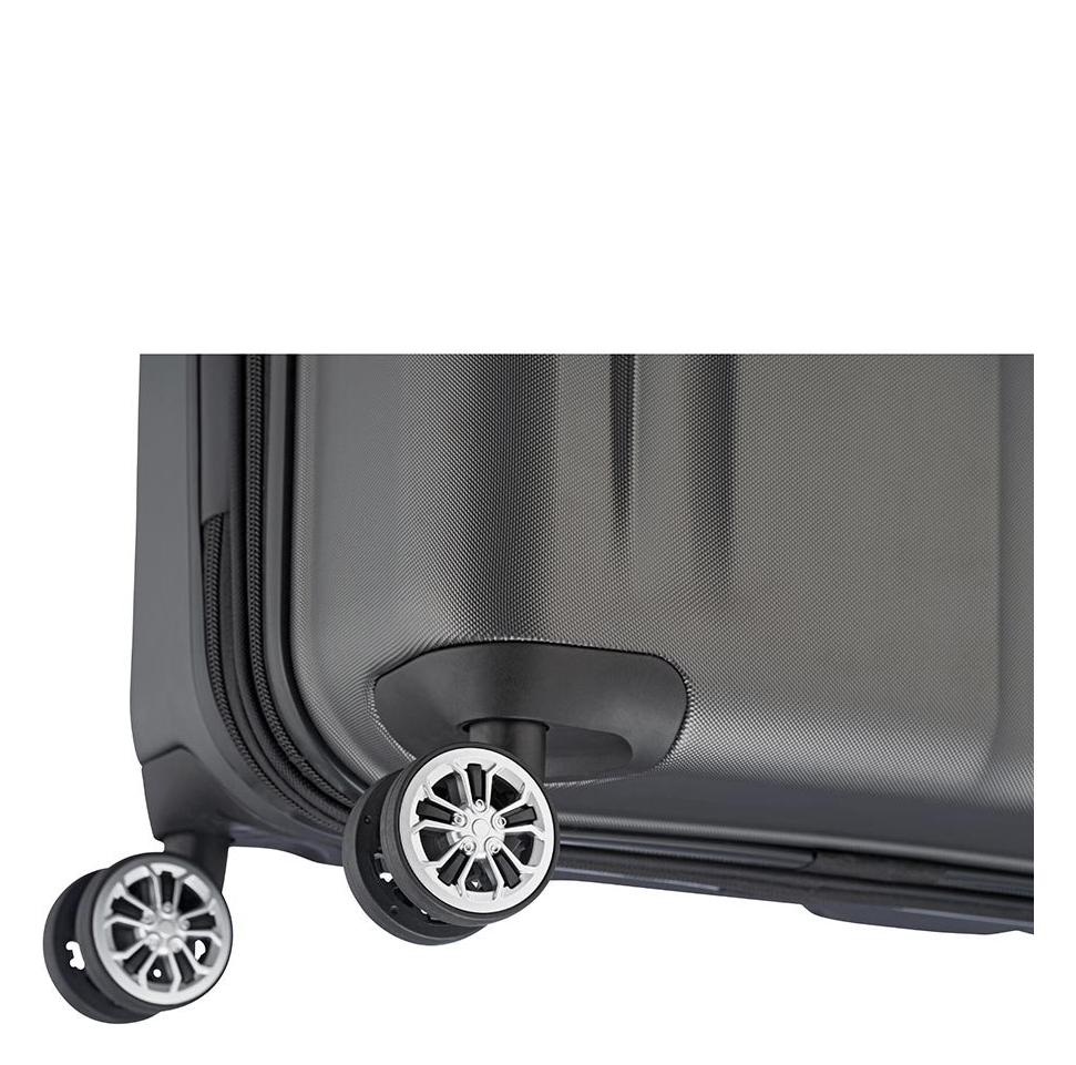 Travelite City 4 Wiel Trolley L Expandable antraciet