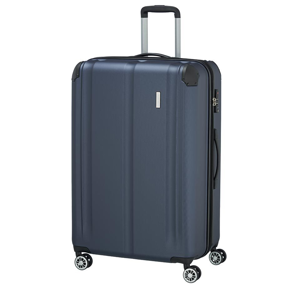 Travelite City 4 Wiel Trolley L Expandable navy