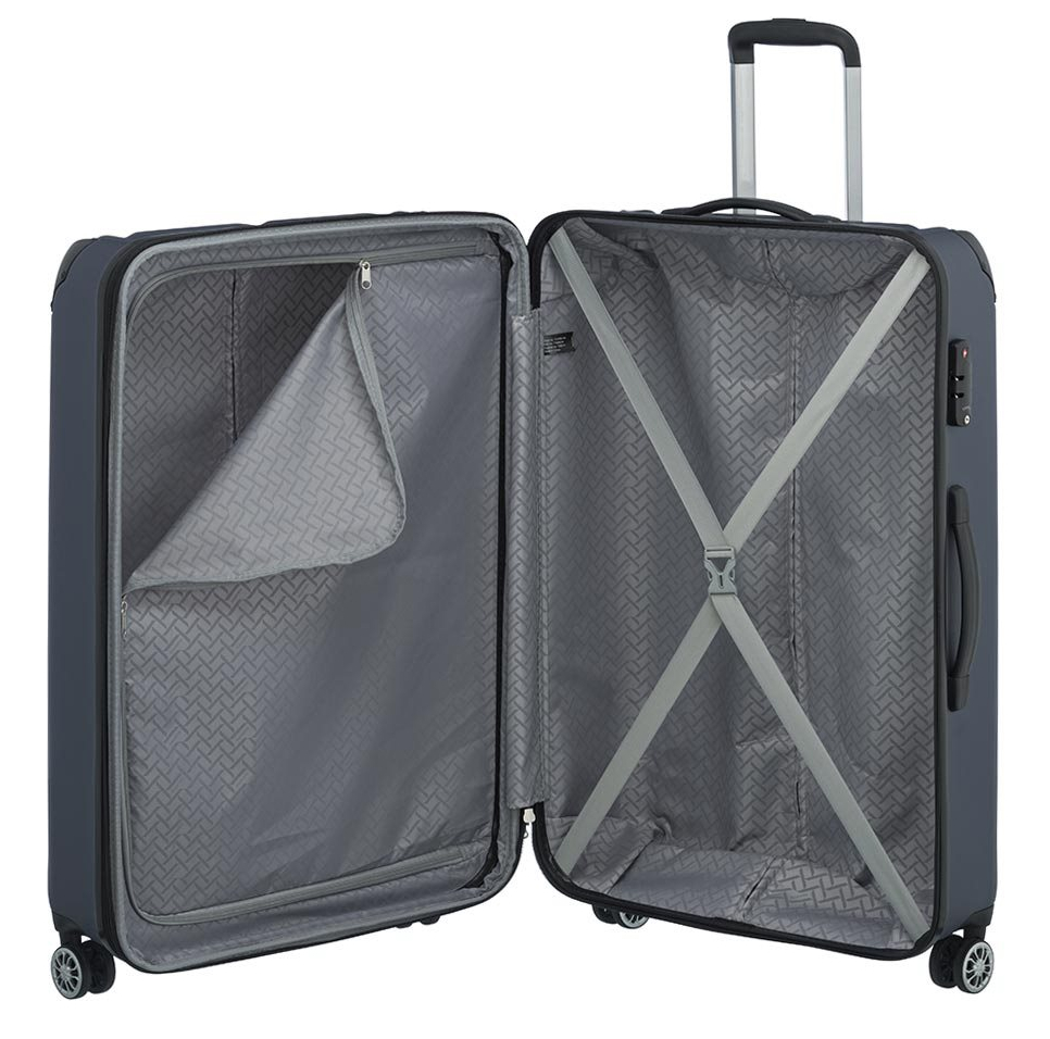 Travelite City 4 Wiel Trolley L Expandable navy