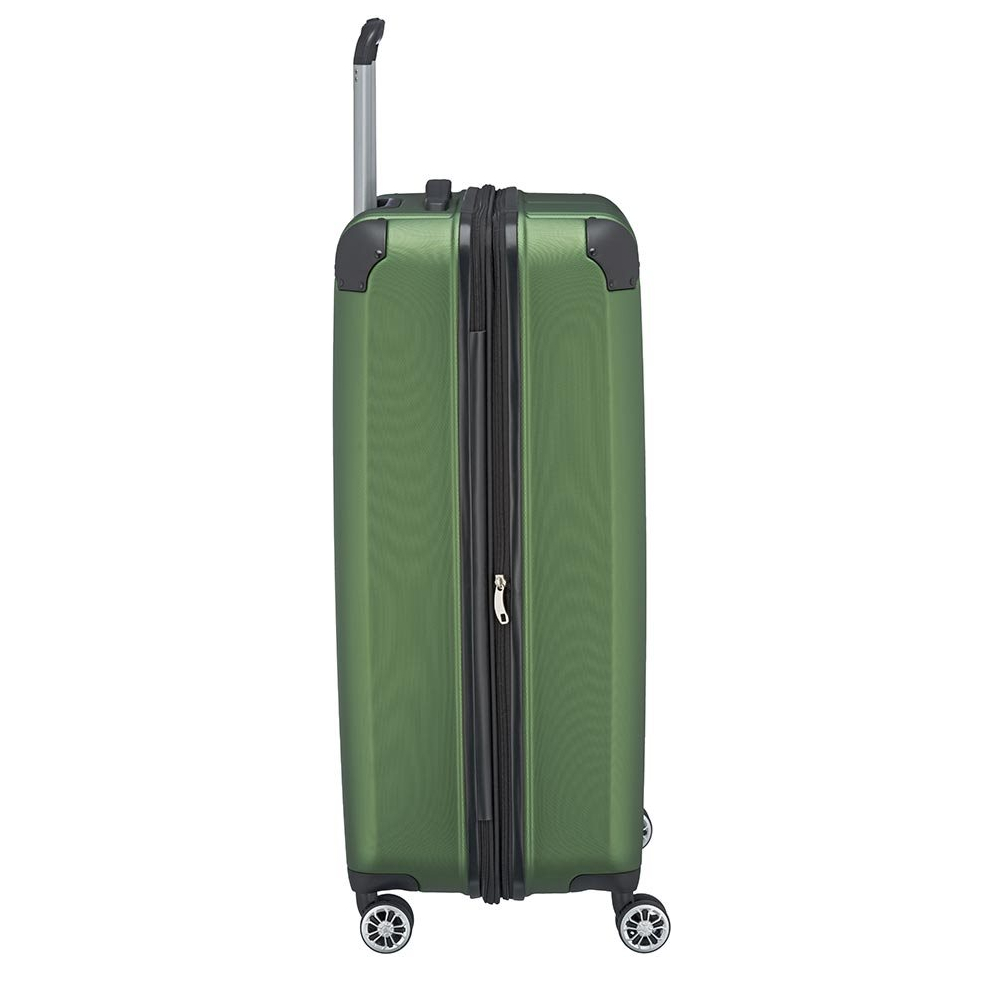 Travelite City 4 Wiel Trolley L Expandable green