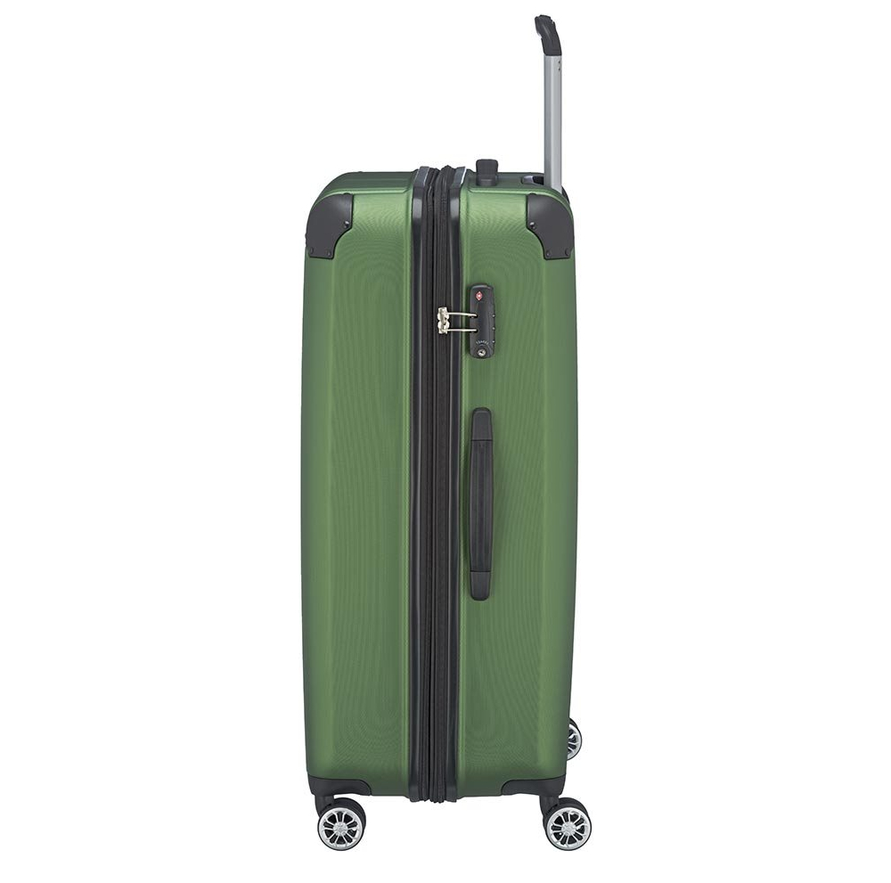 Travelite City 4 Wiel Trolley L Expandable green