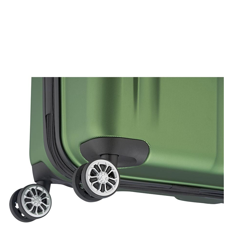 Travelite City 4 Wiel Trolley L Expandable green
