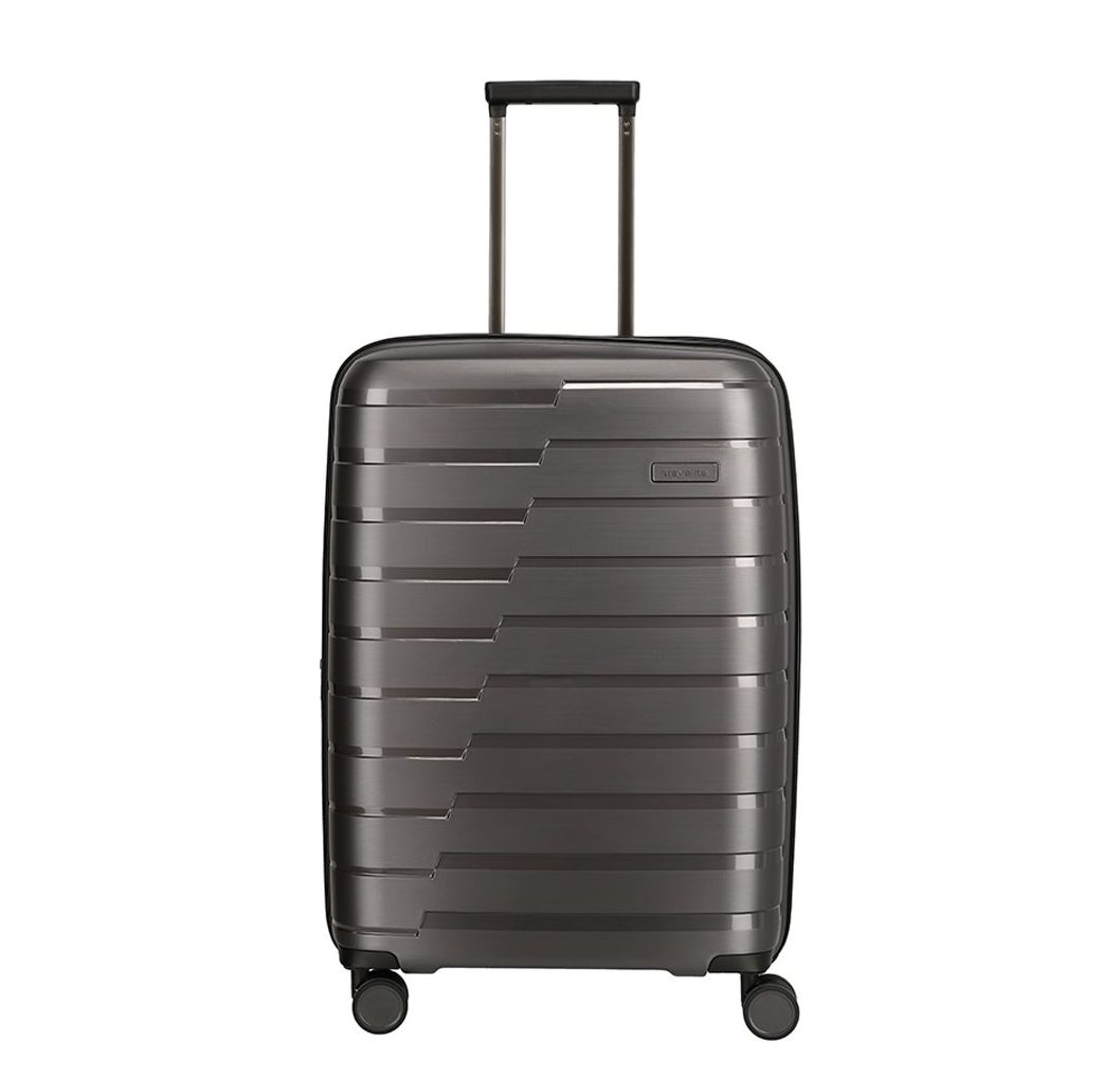 Travelite Air Base 4 Wiel Trolley M Exp Anthracite Metallic
