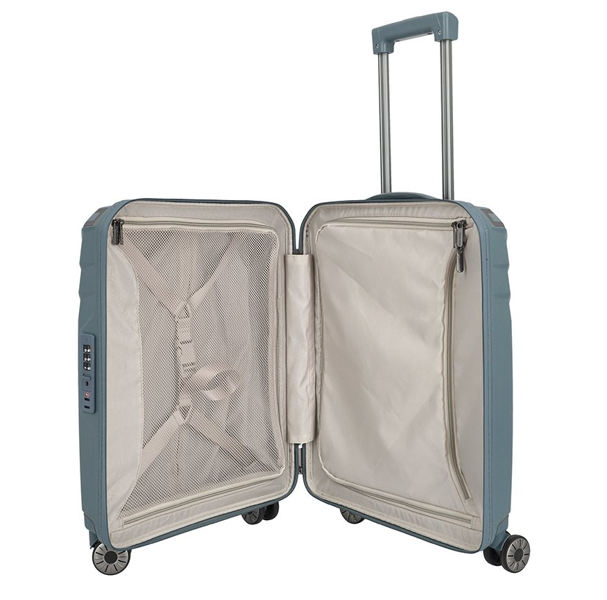 Travelite Elvaa 4 Wiel Trolley S bluegrey