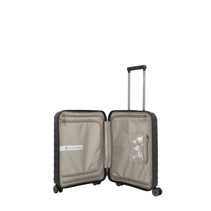 Travelite Mooby 4w Trolley S Frontpocket black
