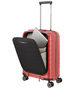 Travelite Mooby 4w Trolley S Frontpocket red