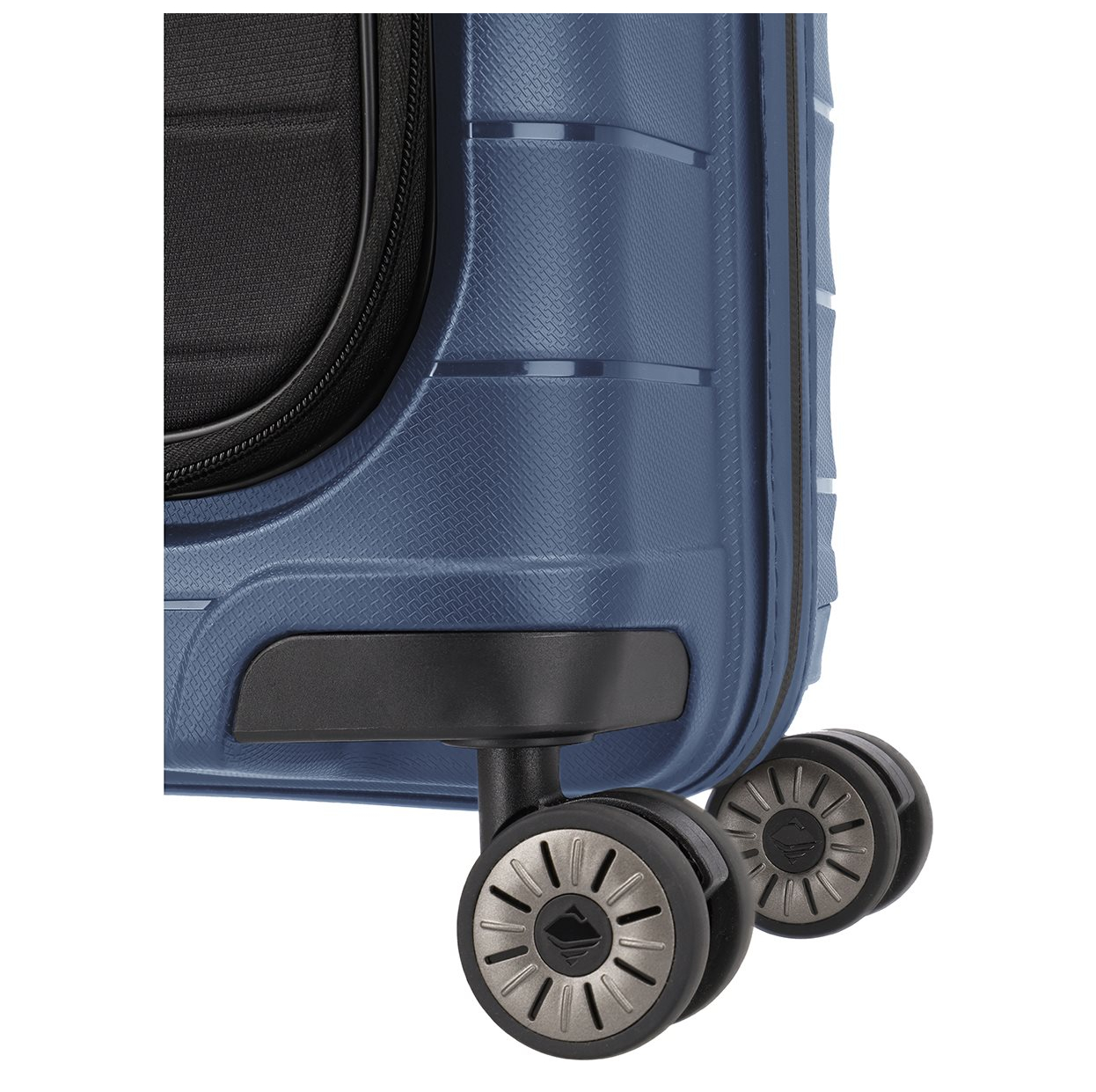 Travelite Mooby 4w Trolley S Frontpocket blue