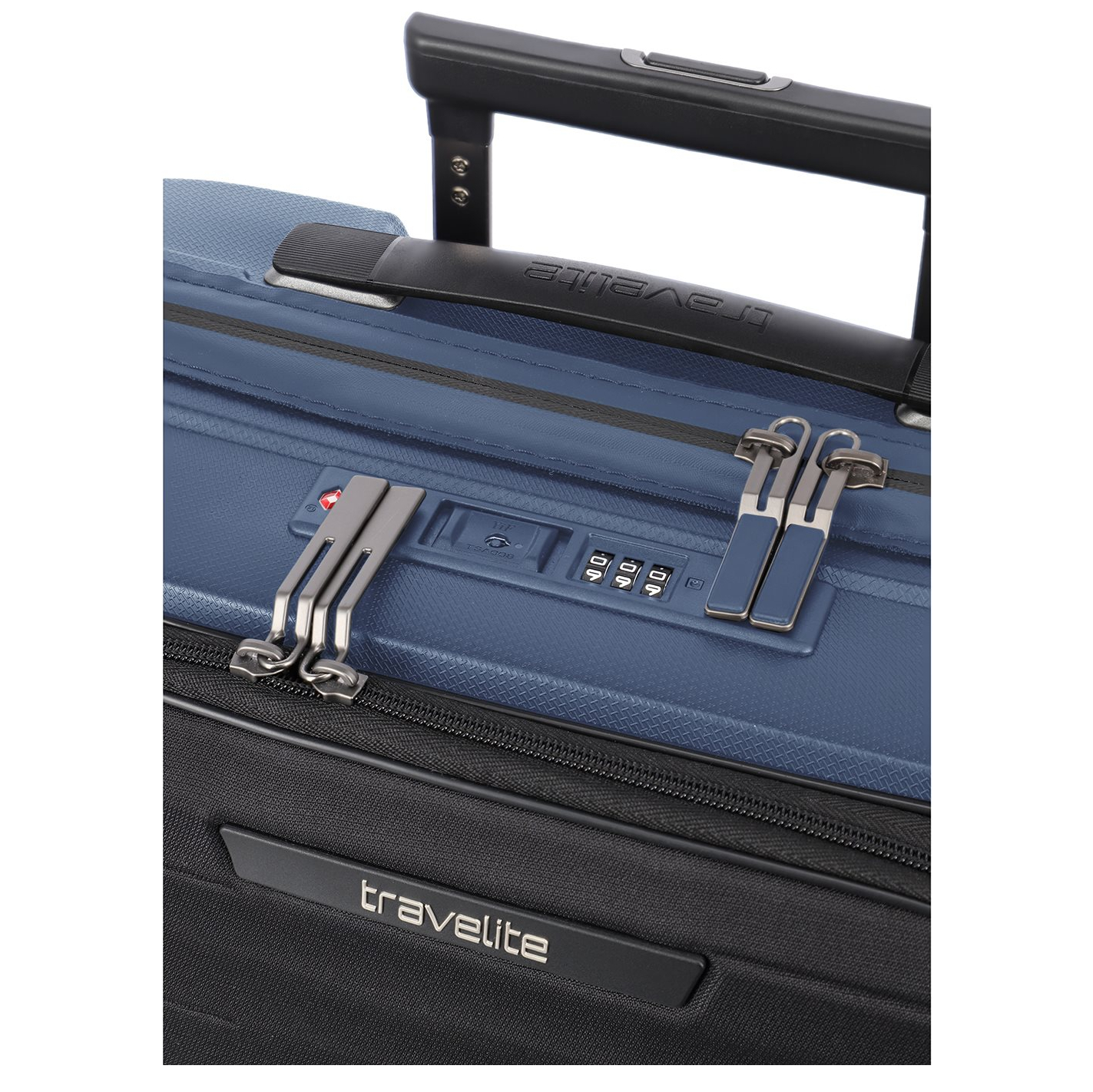 Travelite Mooby 4w Trolley S Frontpocket blue