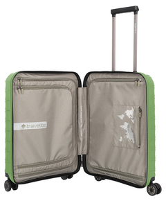 Travelite Mooby 4w Trolley S Frontpocket green