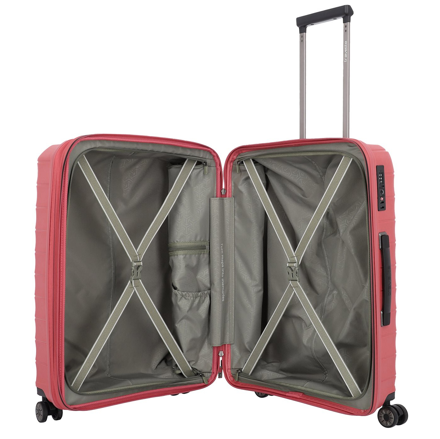 Travelite Mooby 4w Trolley M red